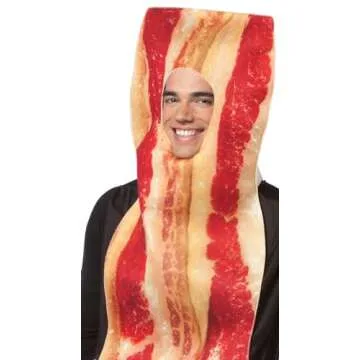 Rasta Imposta Bacon Strip Costume - Hilarious Fun Wear