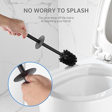 BGL Aluminium Toilet Brush and Holder for Modern Bathrooms