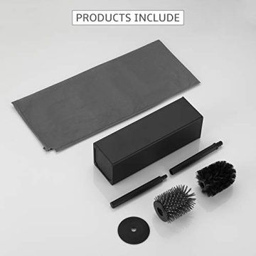 BGL Aluminium Toilet Brush and Holder for Modern Bathrooms