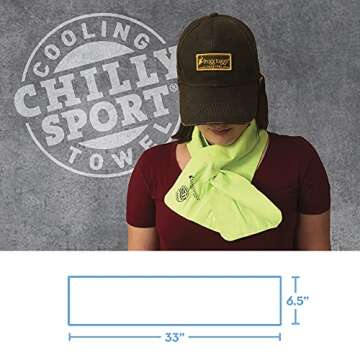 FROGG TOGGS Chilly Sport Cooling Neck Wrap & Head Band
