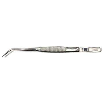 HTS 171C6 6.25" Curved Stainless Steel College Tweezers