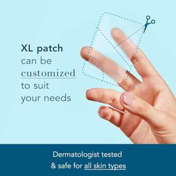 Rael Pimple Patches, Miracle XL Spot Control Cover - Hydrocolloid Acne Patch for Face, Zits & Blemish, Back and Body, Korean Skin Care, Vegan, Cruelty Free (6 Count)