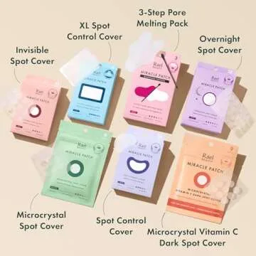 Rael Pimple Patches, Miracle XL Spot Control Cover - Hydrocolloid Acne Patch for Face, Zits & Blemish, Back and Body, Korean Skin Care, Vegan, Cruelty Free (6 Count)