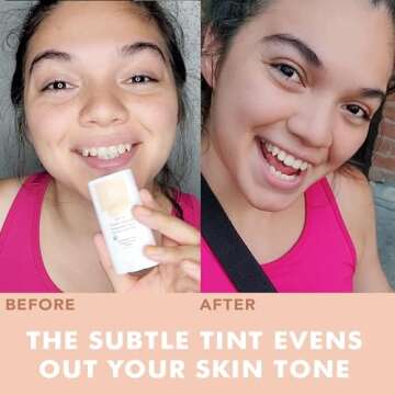 Tinted Sunscreen for Face - SPF 30 Tinted Mineral Sunscreen Face Stick Sun Screen, Tinted Face Sunscreen Stick, Face Sunblock Face Sunscreen for Sensitive Skin, Travel Size Sunscreen, Zinc Sunscreen