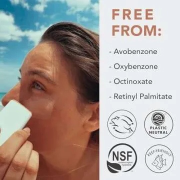 Tinted Sunscreen for Face - SPF 30 Tinted Mineral Sunscreen Face Stick Sun Screen, Tinted Face Sunscreen Stick, Face Sunblock Face Sunscreen for Sensitive Skin, Travel Size Sunscreen, Zinc Sunscreen