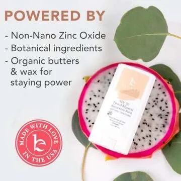 Tinted Sunscreen for Face - SPF 30 Tinted Mineral Sunscreen Face Stick Sun Screen, Tinted Face Sunscreen Stick, Face Sunblock Face Sunscreen for Sensitive Skin, Travel Size Sunscreen, Zinc Sunscreen