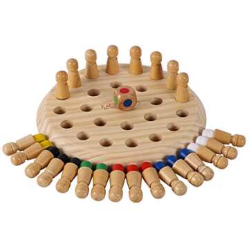TOWO Wooden Memory Toys for All Ages - Fun Board Game