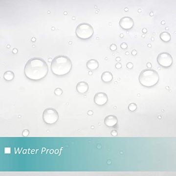 Durable 60x72 Shower Curtain Liner with 6 Magnets