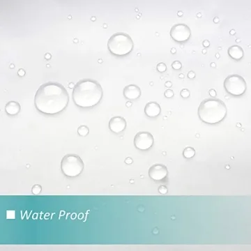 Durable 60x72 Shower Curtain Liner with 6 Magnets