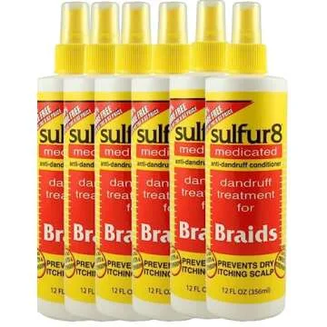 Sulfur-8 Dandruff Treatment for Braids 12oz - Pack of 6