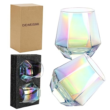 Elegant DIEWEISIMI Wine Glasses Set of 2 for All Occasions