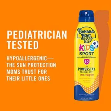 Banana Boat Kids Sport Sunscreen SPF 50, 9.5oz | Family Size, Oxybenzone Free
