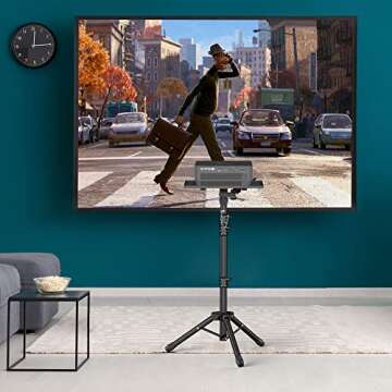 Facilife Projector Stand - Adjustable Height 22 to 63 Inches, Tripod for Laptop & Projector, Outdoor...