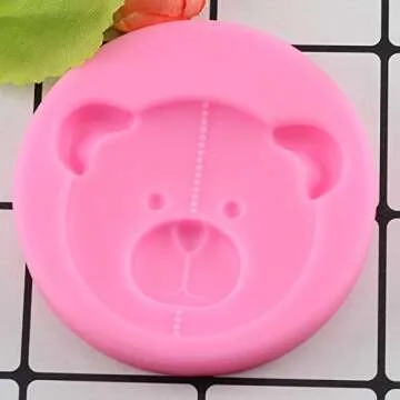 JQS Bear Shape Silicone Mold for Cake Decoration