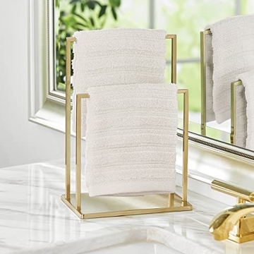 Stylish Metal Fingertip Towel Holder for Bathroom and Kitchen