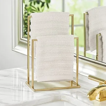 Stylish Metal Fingertip Towel Holder for Bathroom and Kitchen