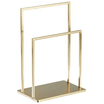 Stylish Metal Fingertip Towel Holder for Bathroom and Kitchen