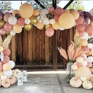 Oopat DIY Balloon Garland Kit for Parties in Dusty Pink