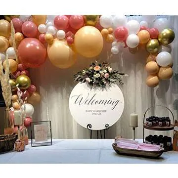 Oopat DIY Balloon Garland Kit for Parties in Dusty Pink