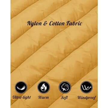 MAGCOMSEN Lightweight Women's Hooded Puffer Jacket