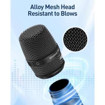 MOYLEAF Wireless Microphones for Professional Sound Quality