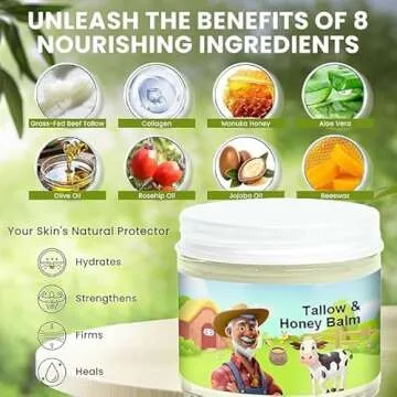 Tallow & Honey Balm – Handmade Natural Moisturizer