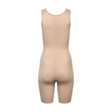 Naomi & Nicole Open-Bust Thigh Slimming Shaping Bodysuit, 7071-Nude-L