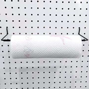 5 Pack Extendable Pegboard Paper Towel Holder for Home