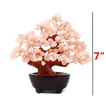 Quartz Crystal Money Tree for Wealth and Luck Decoration