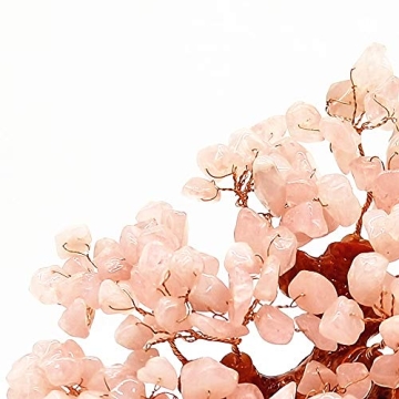 Quartz Crystal Money Tree for Wealth and Luck Decoration