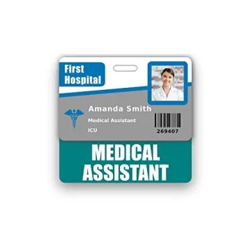 Medical Assistant Badge Buddy with Conversion Charts in Teal