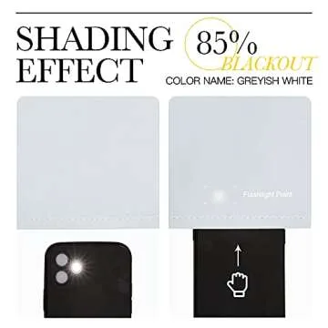 NICETOWN Living Room Curtain Panels - (Cloud Grey Color) W52 x L108, 2 PCs, Back Tab/Rod Pocket Room Darkening Window Treatment Draperies