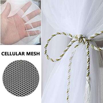 Elegant Mosquito Net Canopy, Premium Bed Protection