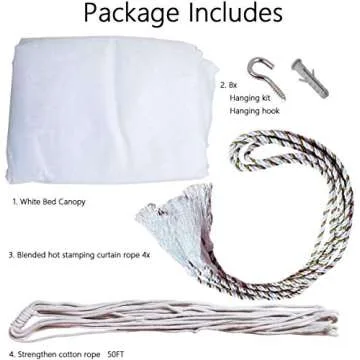 Elegant Mosquito Net Canopy, Premium Bed Protection