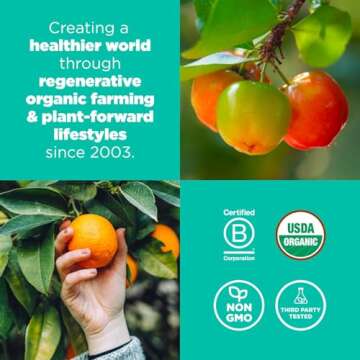 Navitas Organics Superfood+ Immunity Blend (Camu + Orange + Acerola Cherry), 30 Servings — Organic, Non-GMO, Vegan, Gluten-Free, Keto & Paleo, 4.2 Ounce…