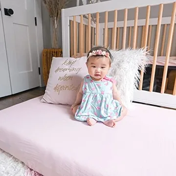 Newton Baby Organic Fitted Crib Sheets - Breathable Comfort