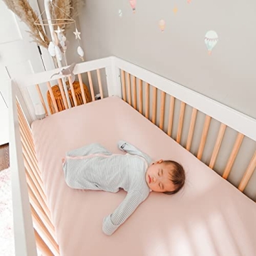 Newton Baby Organic Fitted Crib Sheets - Breathable Comfort