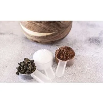 3 Pack Tablespoon Measuring Spoon Set with Short Handle Coffee Scoop - 1 Tablespoon (15 ML) Clear Plastic Scoops for Coffee, Loose Tea, Protein, Spices, Powders, and Other Dry Goods