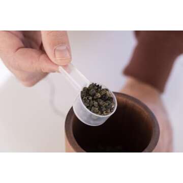 3 Pack Tablespoon Measuring Spoon Set with Short Handle Coffee Scoop - 1 Tablespoon (15 ML) Clear Plastic Scoops for Coffee, Loose Tea, Protein, Spices, Powders, and Other Dry Goods