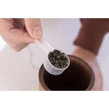 3 Pack Tablespoon Measuring Spoon Set with Short Handle Coffee Scoop - 1 Tablespoon (15 ML) Clear Plastic Scoops for Coffee, Loose Tea, Protein, Spices, Powders, and Other Dry Goods