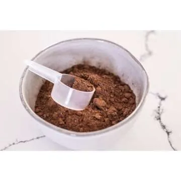 3 Pack Tablespoon Measuring Spoon Set with Short Handle Coffee Scoop - 1 Tablespoon (15 ML) Clear Plastic Scoops for Coffee, Loose Tea, Protein, Spices, Powders, and Other Dry Goods