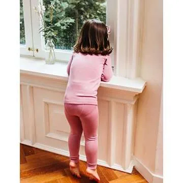 Vaenait Toddler Long Sleeve Modal Pajamas Set