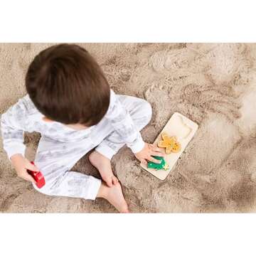 Pearhead 3 Piece Wooden Holiday Puzzle, Kids Christmas Puzzle, Holiday Puzzle Stocking Stuffer, Christmas Toys for Children, Holiday Toy Ideas, 3 Piece Set