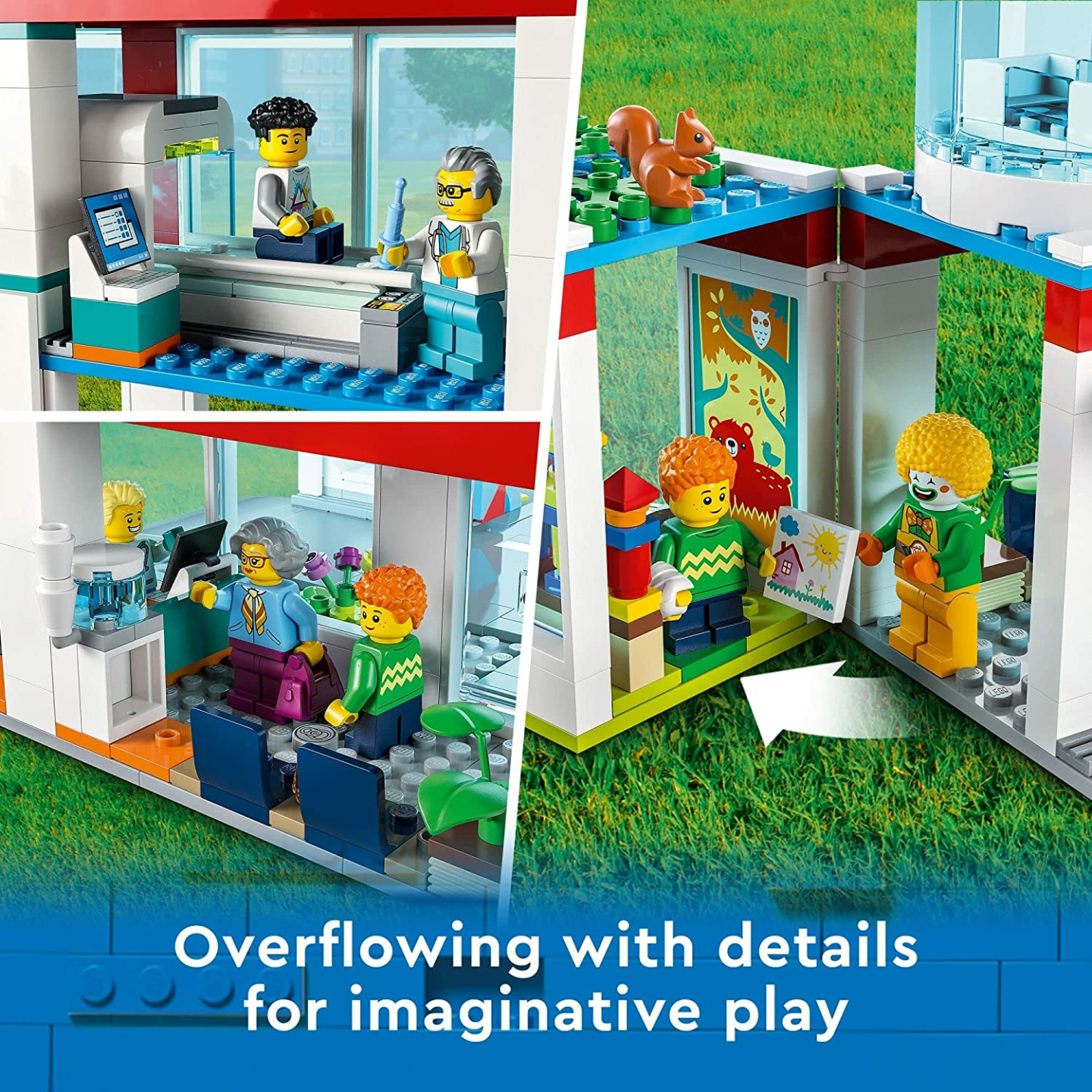 LEGO My City Hospital 60330 Building Toy for Kids