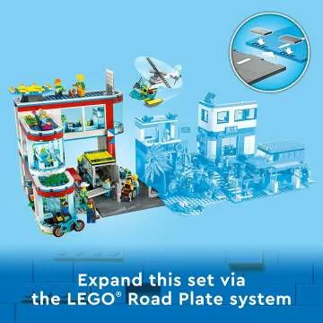 LEGO My City Hospital 60330 Building Toy for Kids