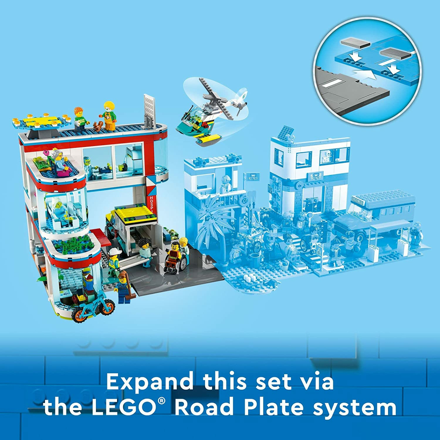 LEGO My City Hospital 60330 Building Toy for Kids