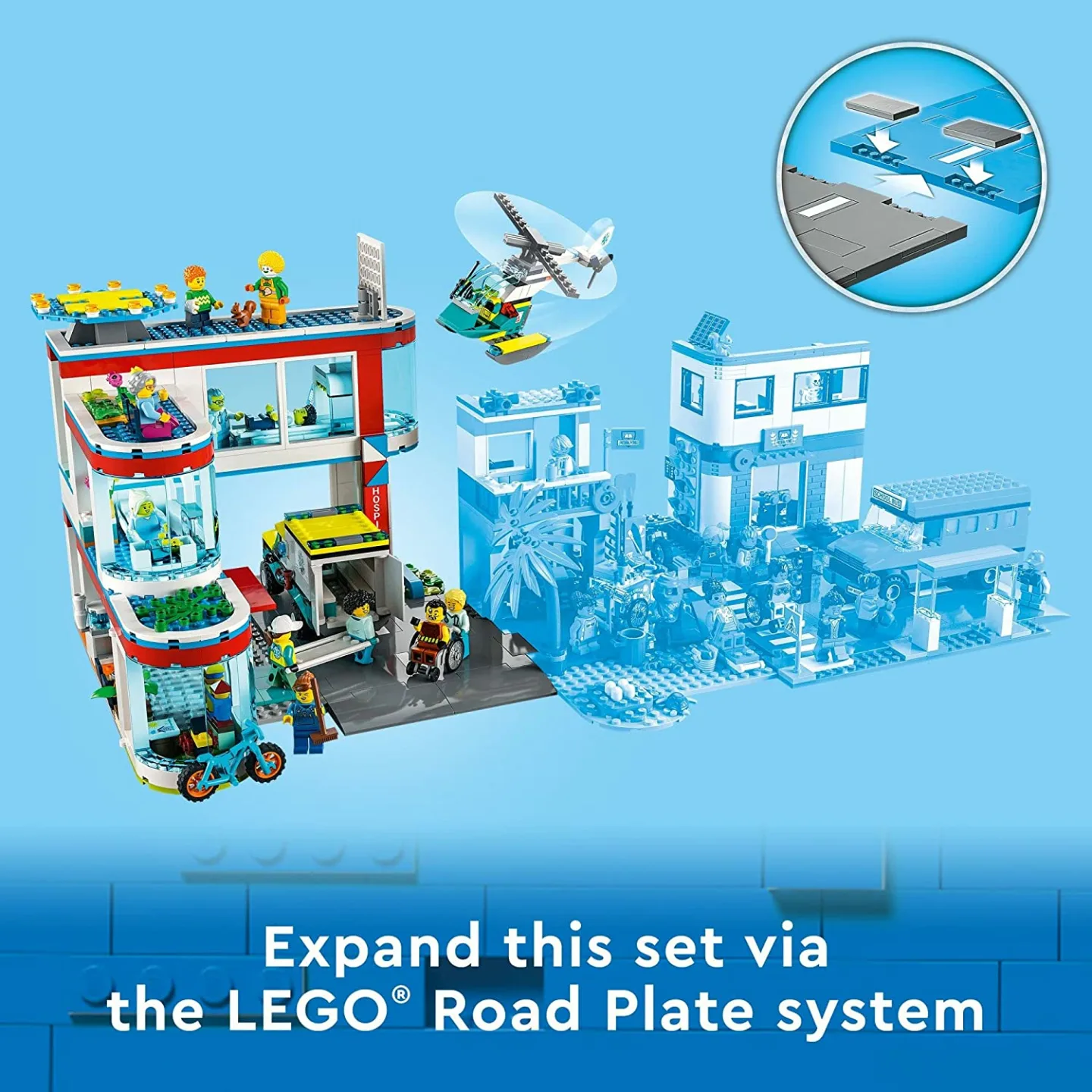 LEGO My City Hospital 60330 Building Toy for Kids