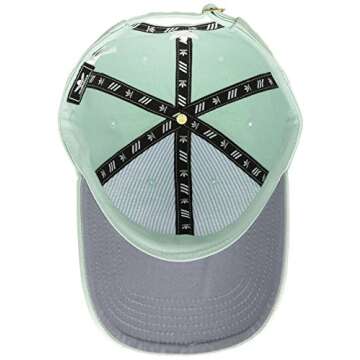 adidas Originals Women's Relaxed Fit Adjustable Strapback Cap, Ash Green/White, One Size