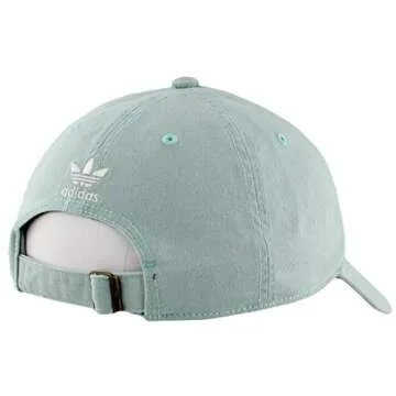 adidas Originals Women's Relaxed Fit Adjustable Strapback Cap, Ash Green/White, One Size