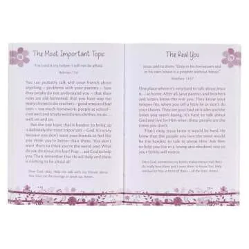 Mini Devotions For Girls - 180 Short and Inspirational Devotions to Encourage, Softcover Gift Book for Tweens